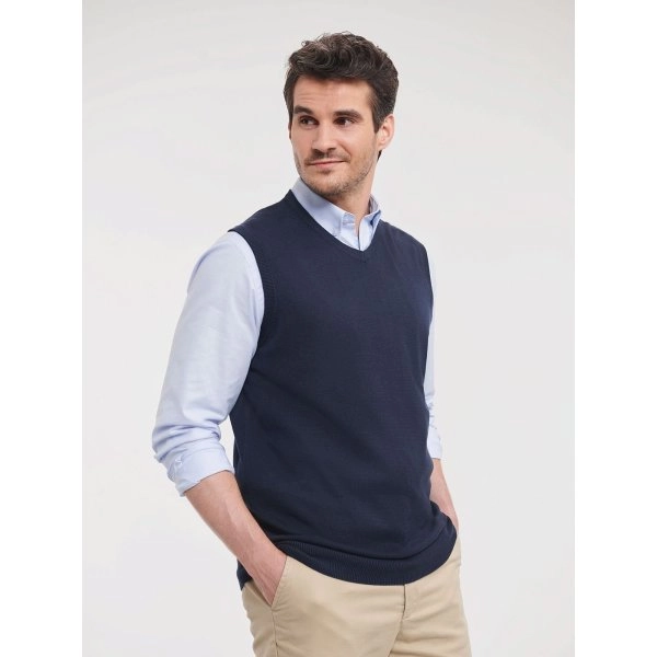 Immagine Adults' V-Neck Sleeveless Knitted Pullover