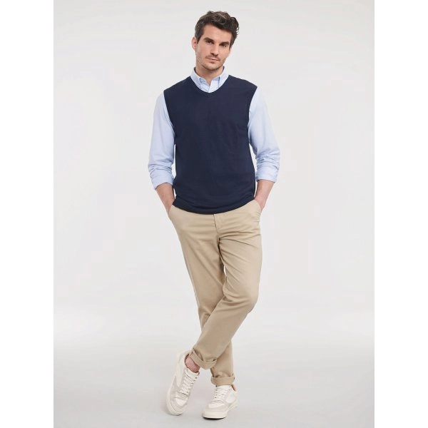 Immagine Adults' V-Neck Sleeveless Knitted Pullover