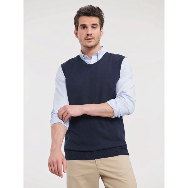 Immagine Adults' V-Neck Sleeveless Knitted Pullover