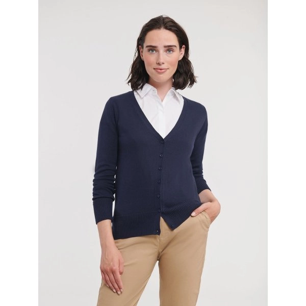 Immagine Ladies' V-Neck Knitted Cardigan