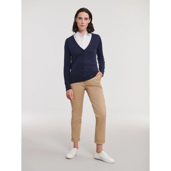 Immagine Ladies' V-Neck Knitted Cardigan