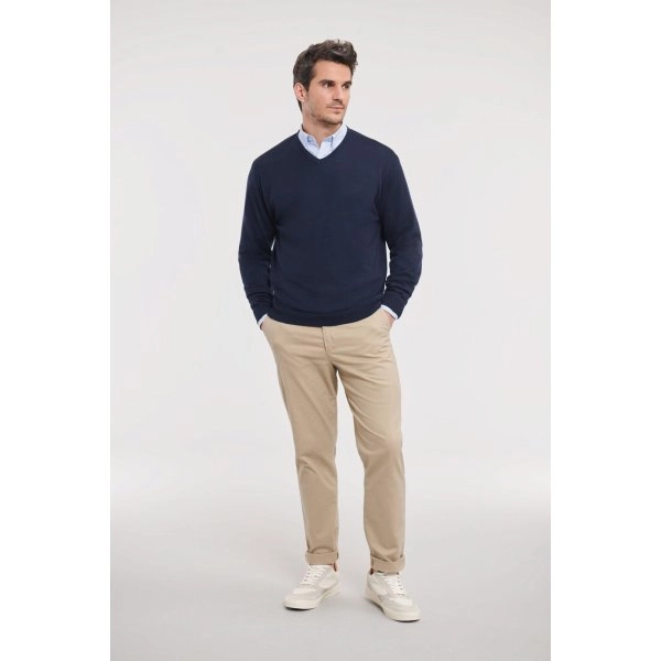 Immagine Men's V-Neck Knitted Pullover