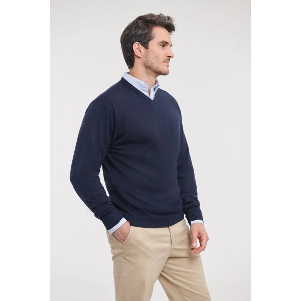 Immagine Men's V-Neck Knitted Pullover
