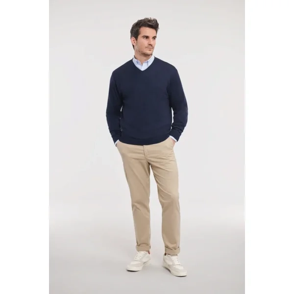 Immagine Men's V-Neck Knitted Pullover