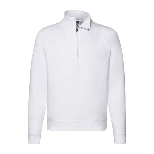 Immagine Felpa con maniche raglan, felpata internamente - Premium Zip Neck Sweat