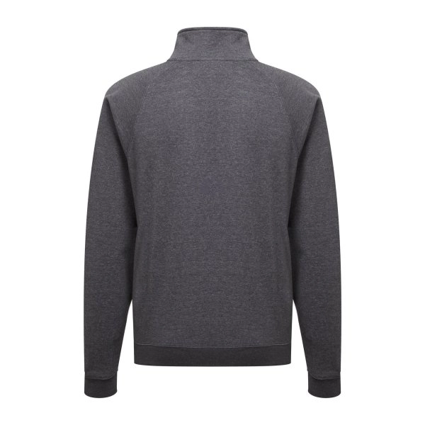 Immagine Felpa con maniche raglan, felpata internamente - Premium Zip Neck Sweat