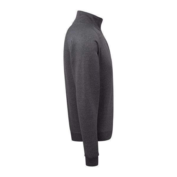 Immagine Felpa con maniche raglan, felpata internamente - Premium Zip Neck Sweat