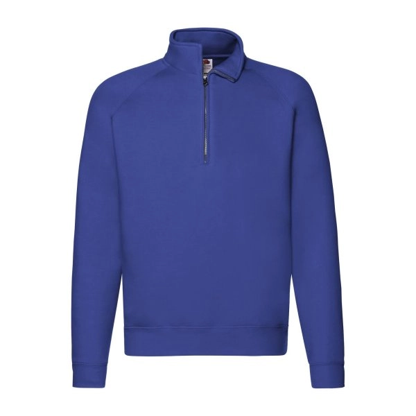 Immagine Felpa con maniche raglan, felpata internamente - Premium Zip Neck Sweat