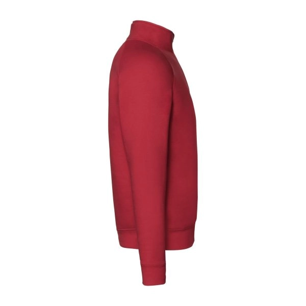 Immagine Felpa con maniche raglan, felpata internamente - Premium Zip Neck Sweat
