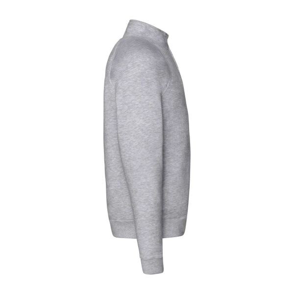 Immagine Felpa con maniche raglan, felpata internamente - Premium Zip Neck Sweat