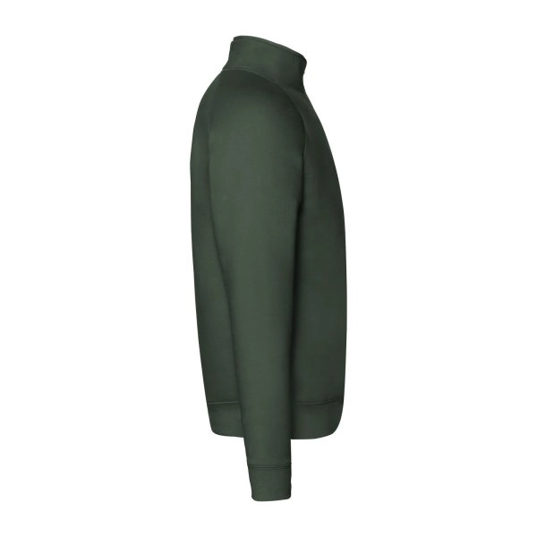 Immagine Felpa con maniche raglan, felpata internamente - Premium Zip Neck Sweat