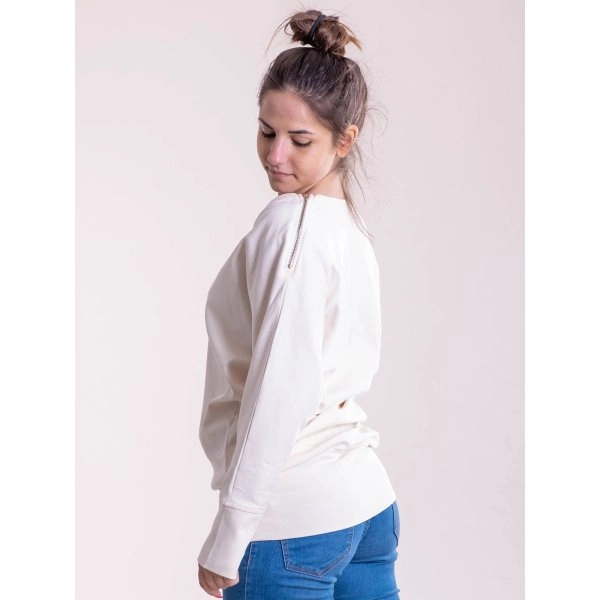 Immagine Maxi felpa donna a V