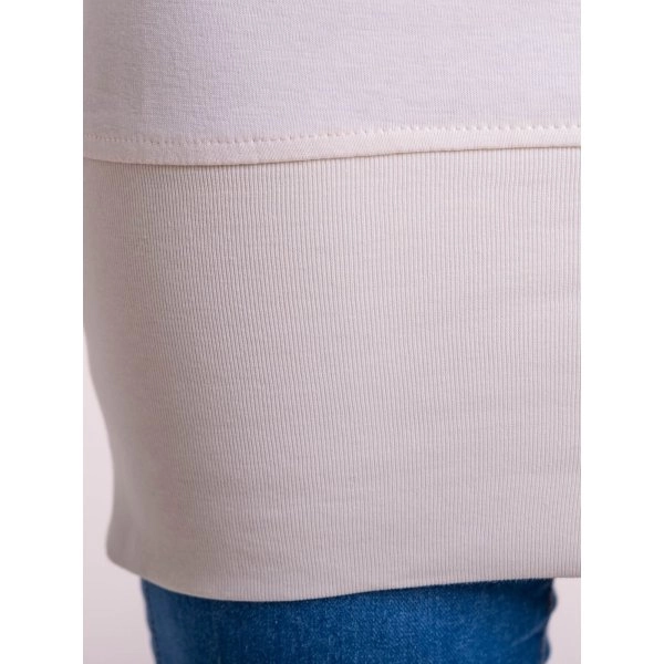Immagine Maxi felpa donna a V