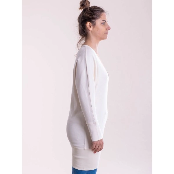 Immagine Maxi felpa donna a V