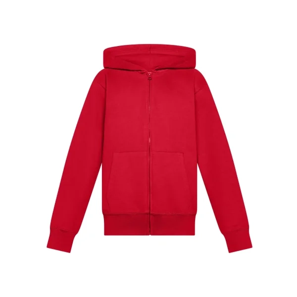 Immagine Felpa bimbo zip e cappuccio unisex terry hooded