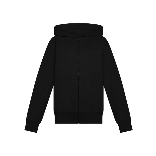 Immagine Felpa bimbo zip e cappuccio unisex terry hooded