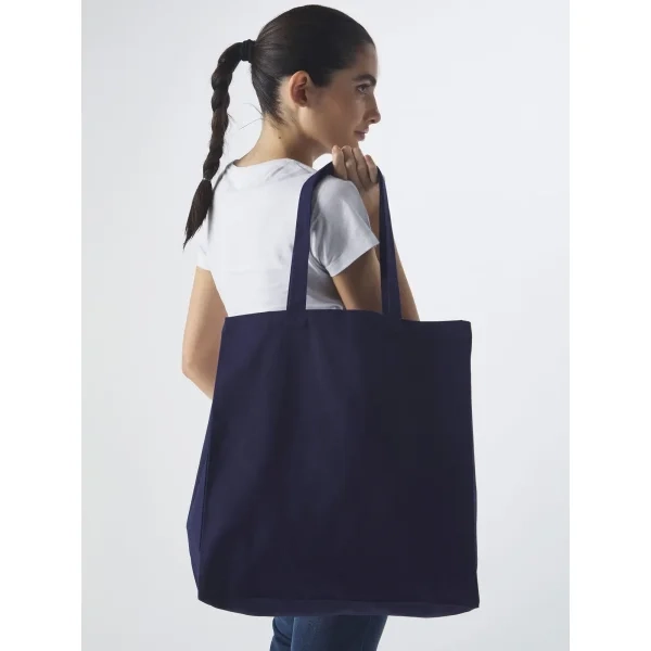 Canvas Shopper con soffietto