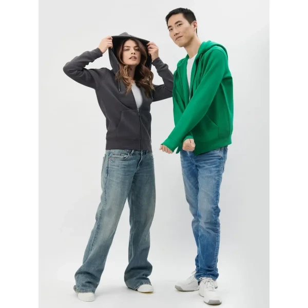 Immagine Felpa zip e cappuccio - Vega