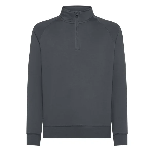 Immagine Felpa Mezza Zip Unisex Raglan Zip neck sweat