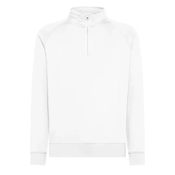 Immagine Felpa Mezza Zip Unisex Raglan Zip neck sweat