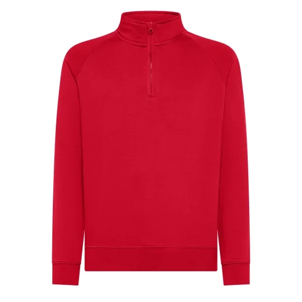 Immagine Felpa Mezza Zip Unisex Raglan Zip neck sweat