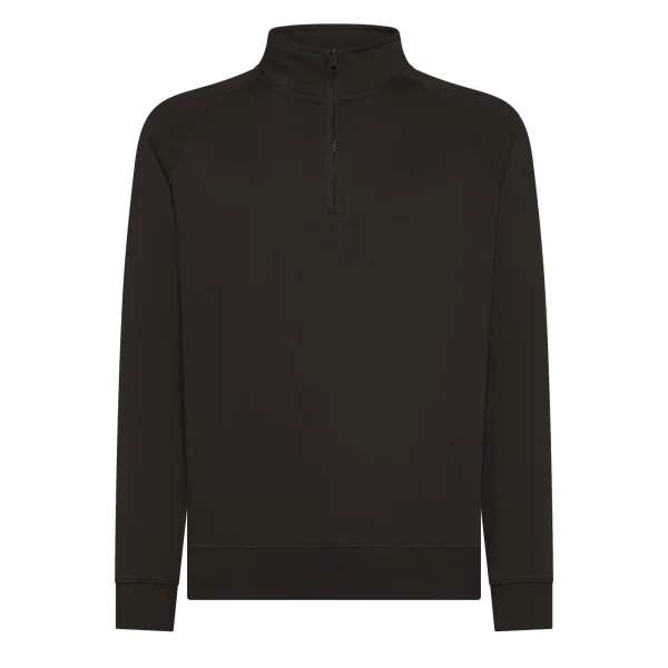 Immagine Felpa Mezza Zip Unisex Raglan Zip neck sweat