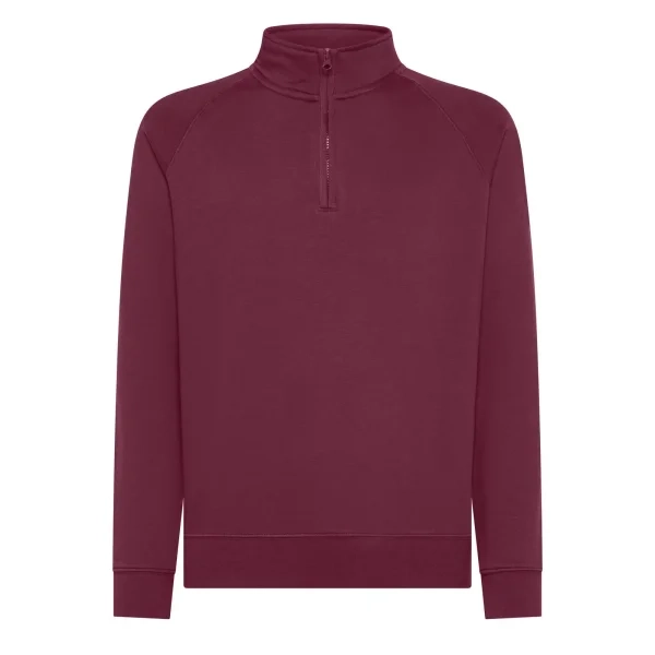 Immagine Felpa Mezza Zip Unisex Raglan Zip neck sweat
