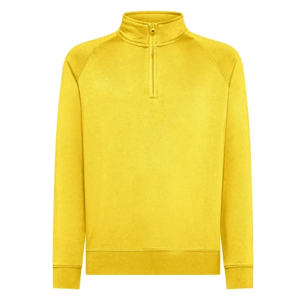 Immagine Felpa Mezza Zip Unisex Raglan Zip neck sweat