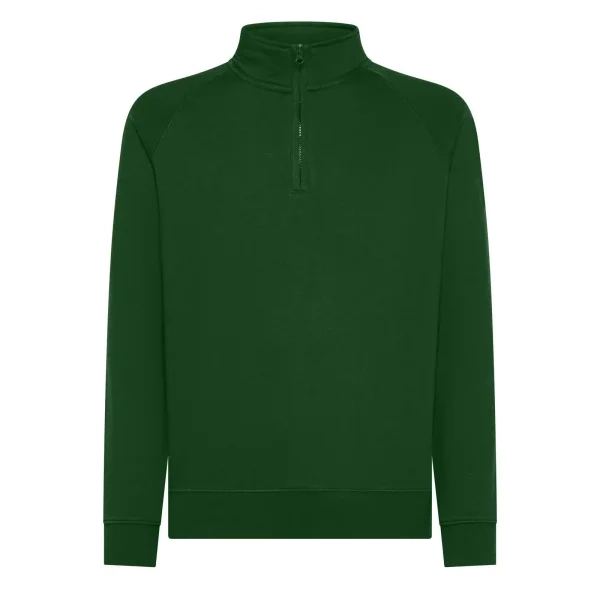 Immagine Felpa Mezza Zip Unisex Raglan Zip neck sweat