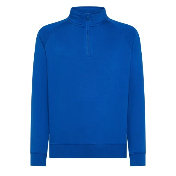 Immagine Felpa Mezza Zip Unisex Raglan Zip neck sweat