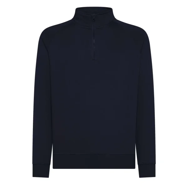 Immagine Felpa Mezza Zip Unisex Raglan Zip neck sweat