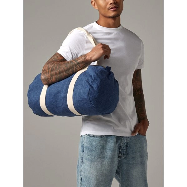 Immagine Denim Barrel Bag