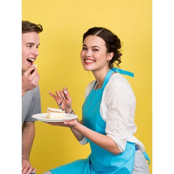 Immagine Neck Apron w/pocket Canvas 60x80