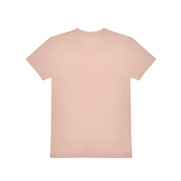 Immagine T-shirt con scollo a V in tessuto single jersey pre-ristretto e filato ad anelli - #E150 V
