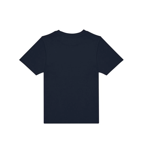 Immagine T-shirt girocollo tubolare a maniche corte da bambino, in cotone pre-ristretto e pettinato, morbida, confortevole - #E190 /kids