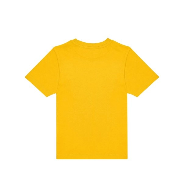 Immagine T-shirt girocollo tubolare a maniche corte da bambino, in cotone pre-ristretto e pettinato, morbida, confortevole - #E190 /kids