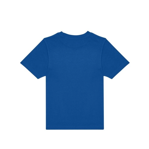 Immagine T-shirt girocollo tubolare a maniche corte da bambino, in cotone pre-ristretto e pettinato, morbida, confortevole - #E190 /kids