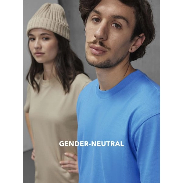 Immagine T.shirt gender-neutral girocollo, con cuciture laterali, collo a costine - #E220 Influence T