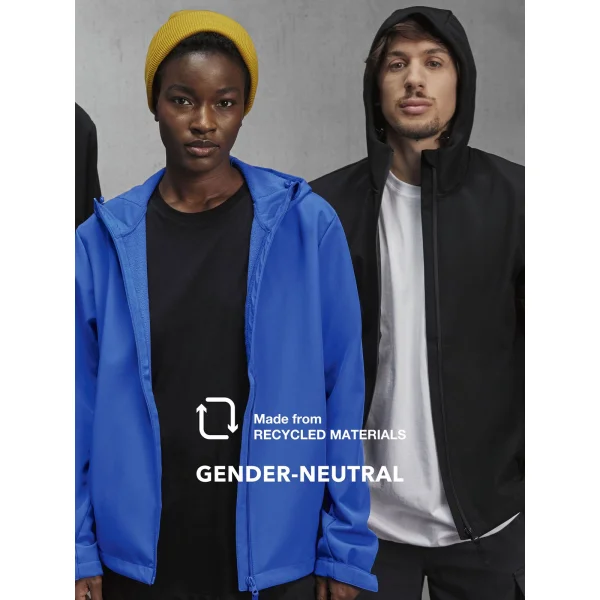 Immagine Giacca softshell a 3 strati con cappuccio fisso regolabile - Reset 3Lr Hooded