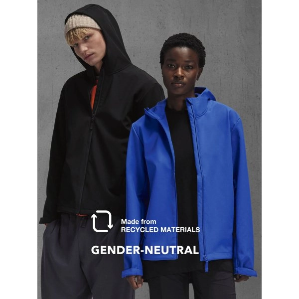 Immagine Giacca softshell a 3 strati con cappuccio fisso regolabile - Reset 3Lr Hooded