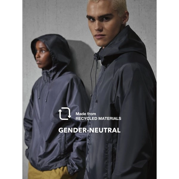 Immagine Giacca antivento con fodera in mesh di poliestere riciclato - Reset Lined Windbreaker