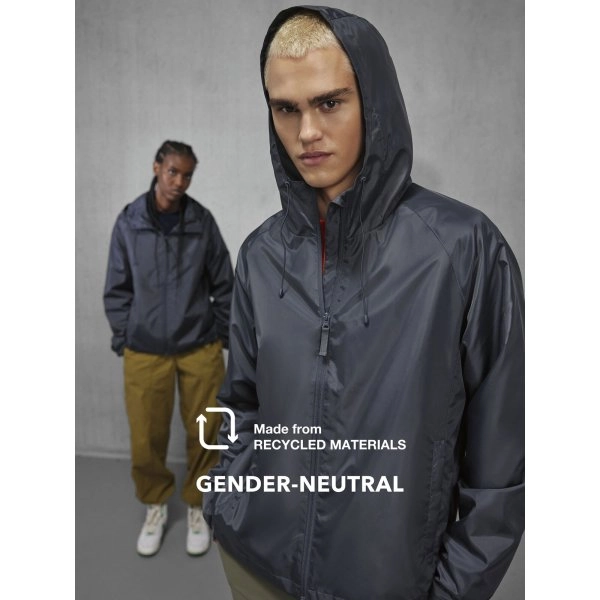 Immagine Giacca antivento con fodera in mesh di poliestere riciclato - Reset Lined Windbreaker
