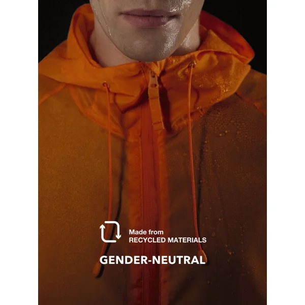 Immagine Giacca antivento ripiegabile nella tasca, idrorepellente, maniche raglan - #Reset Windbreaker