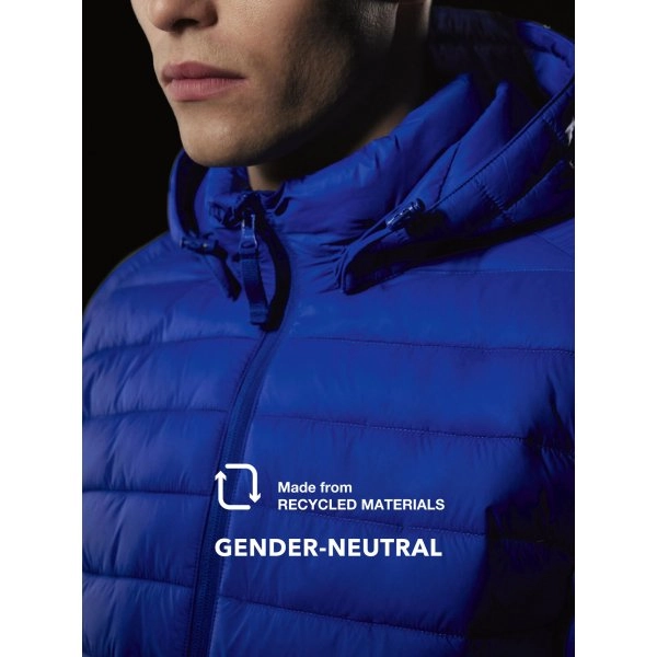 Immagine Giacca unisex con cappuccio regolabile e staccabile con colletto imbottito - Reset Puffer