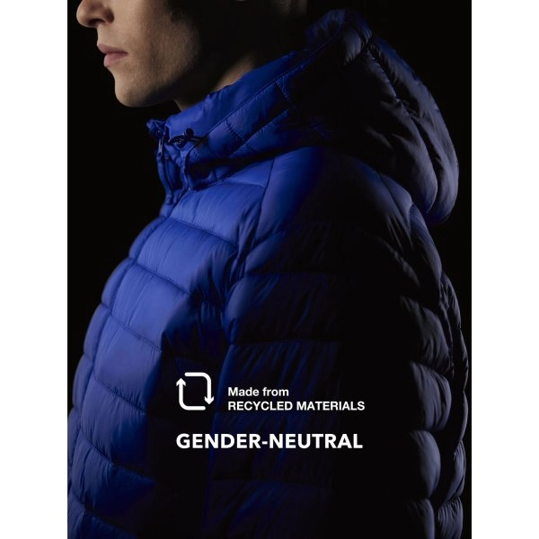 Immagine Giacca unisex con cappuccio regolabile e staccabile con colletto imbottito - Reset Puffer