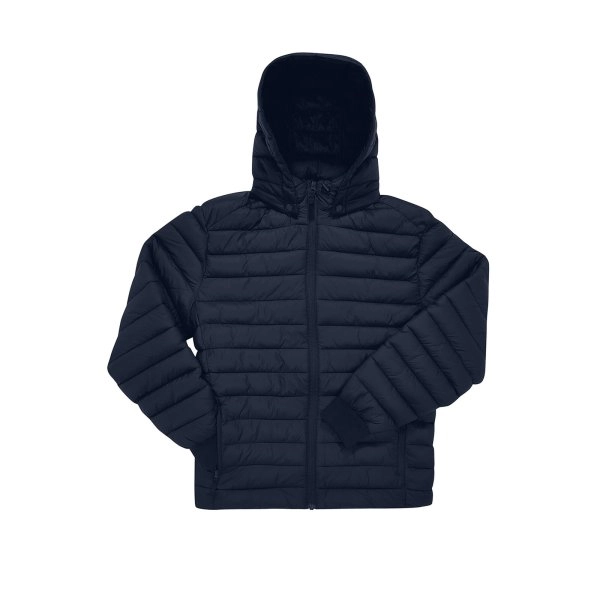 Immagine Giacca unisex con cappuccio regolabile e staccabile con colletto imbottito - Reset Puffer