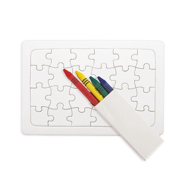 PUZZLE + PASTELLI A CERA 
