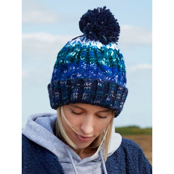 Immagine Corkscrew Pom Pom Beanie