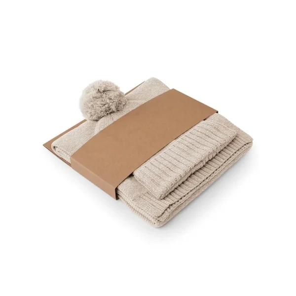 Immagine Knitted Scarf and Beanie Gift Set