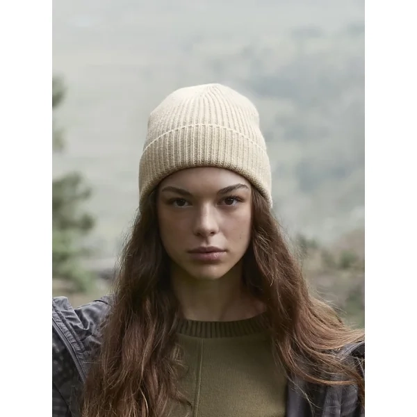 Immagine Engineered Knit Ribbed Beanie